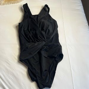 Black miraclesuit bathing suit